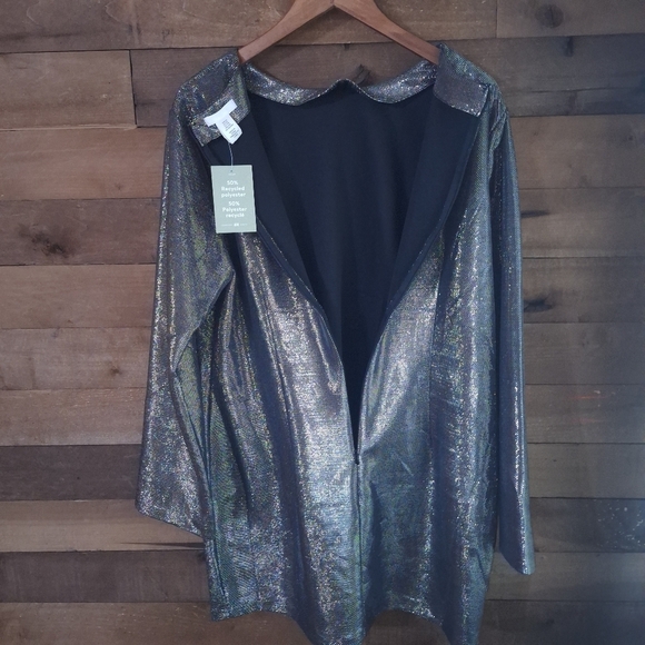 NWT H&M Metalic Shimmer Party Dress SZ XXL Or 2X - Picture 7 of 10